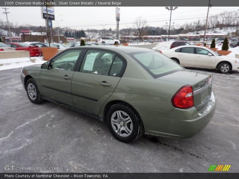 Silver Green Metallic / Neutral Beige 2005 Chevrolet Malibu Sedan
