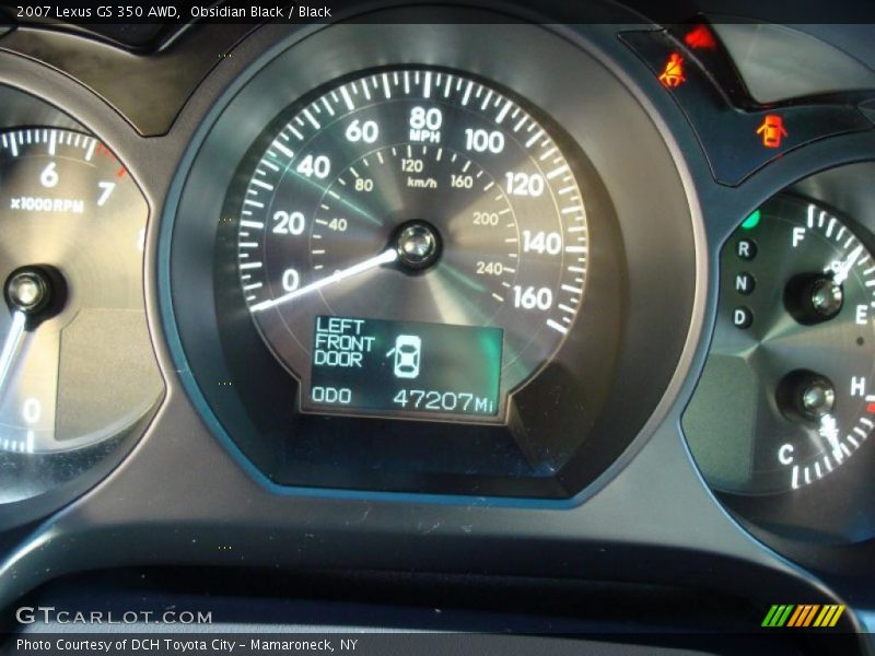 Obsidian Black / Black 2007 Lexus GS 350 AWD