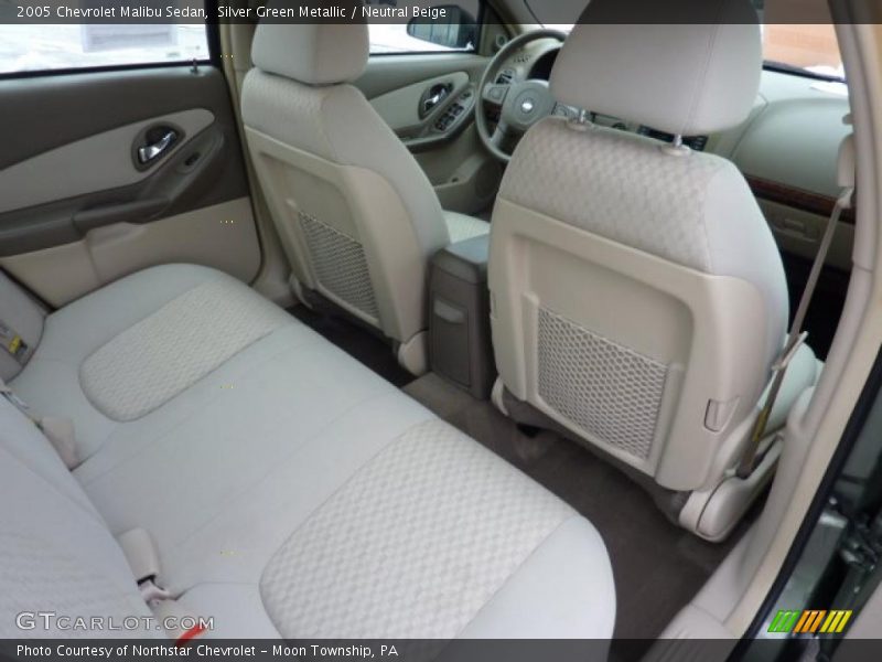 Silver Green Metallic / Neutral Beige 2005 Chevrolet Malibu Sedan