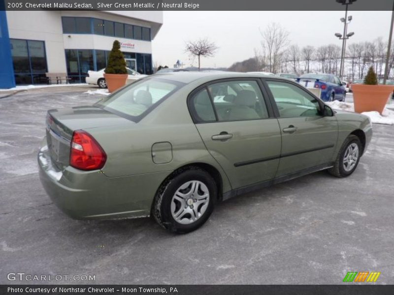 Silver Green Metallic / Neutral Beige 2005 Chevrolet Malibu Sedan