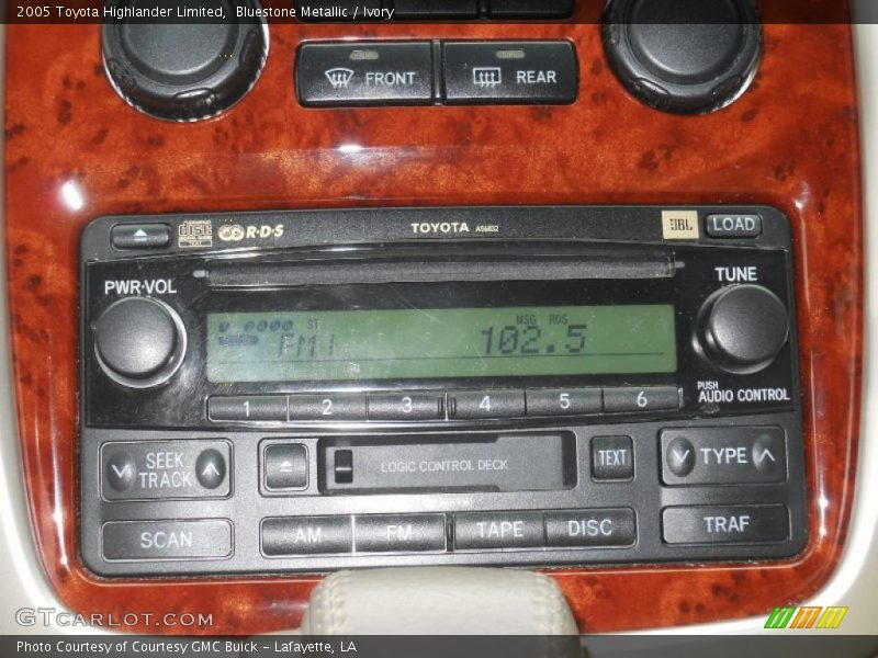 Bluestone Metallic / Ivory 2005 Toyota Highlander Limited