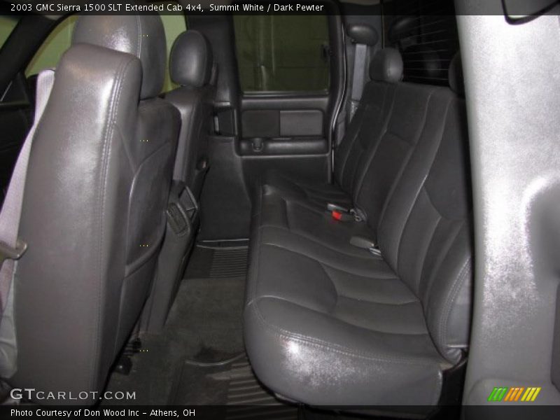 Summit White / Dark Pewter 2003 GMC Sierra 1500 SLT Extended Cab 4x4