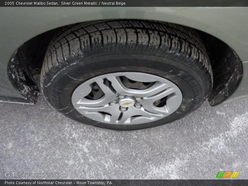 Silver Green Metallic / Neutral Beige 2005 Chevrolet Malibu Sedan