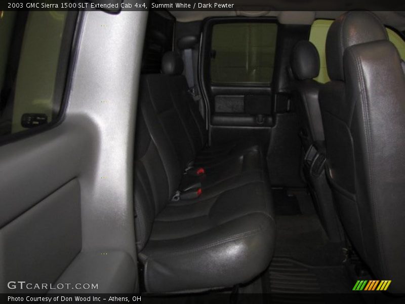 Summit White / Dark Pewter 2003 GMC Sierra 1500 SLT Extended Cab 4x4