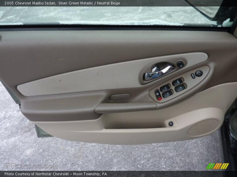 Silver Green Metallic / Neutral Beige 2005 Chevrolet Malibu Sedan