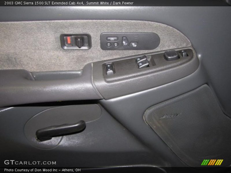 Summit White / Dark Pewter 2003 GMC Sierra 1500 SLT Extended Cab 4x4