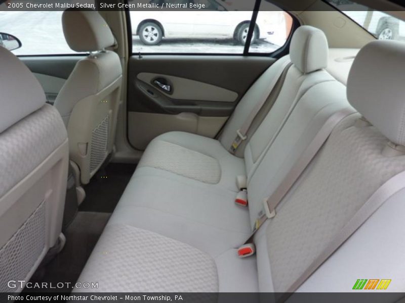 Silver Green Metallic / Neutral Beige 2005 Chevrolet Malibu Sedan