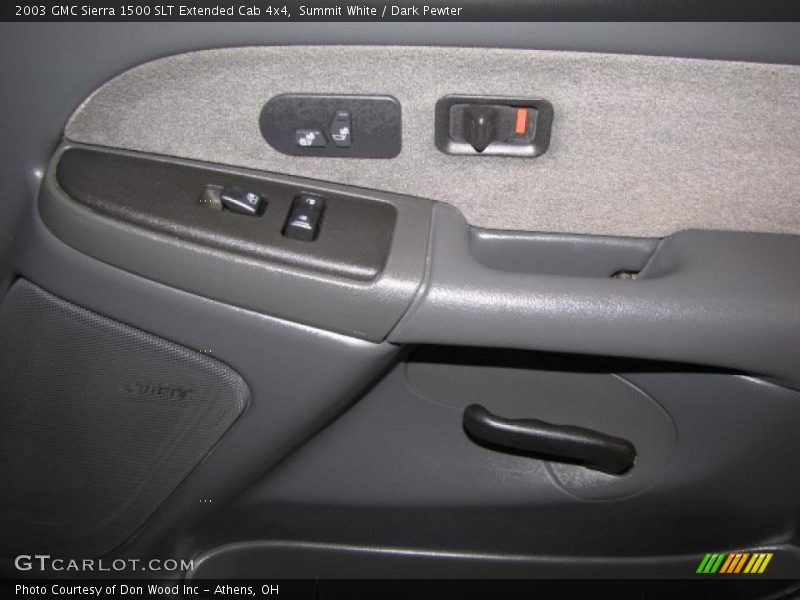 Summit White / Dark Pewter 2003 GMC Sierra 1500 SLT Extended Cab 4x4