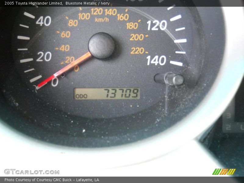 Bluestone Metallic / Ivory 2005 Toyota Highlander Limited