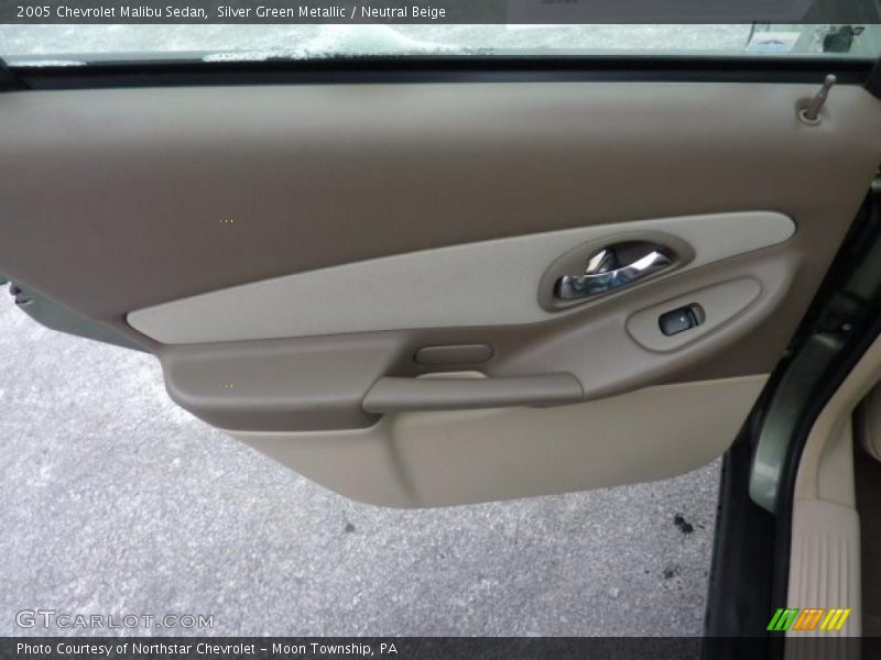 Silver Green Metallic / Neutral Beige 2005 Chevrolet Malibu Sedan