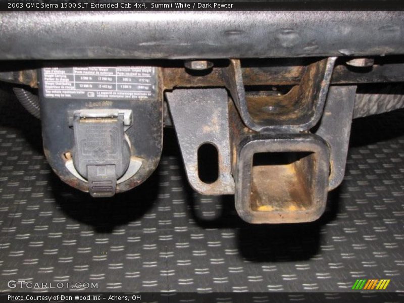 Summit White / Dark Pewter 2003 GMC Sierra 1500 SLT Extended Cab 4x4