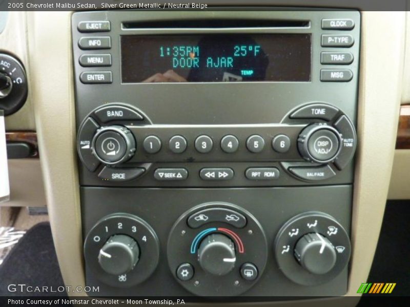 Silver Green Metallic / Neutral Beige 2005 Chevrolet Malibu Sedan