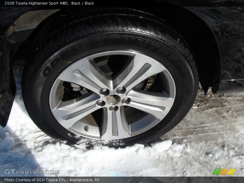 Black / Black 2008 Toyota Highlander Sport 4WD