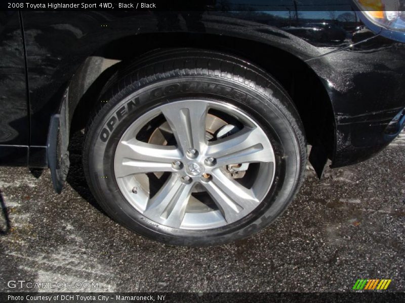 Black / Black 2008 Toyota Highlander Sport 4WD