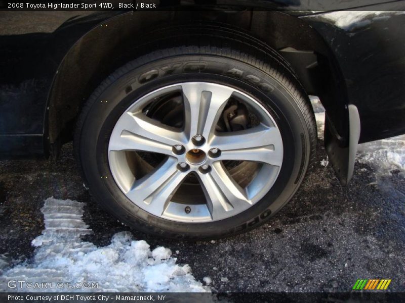 Black / Black 2008 Toyota Highlander Sport 4WD
