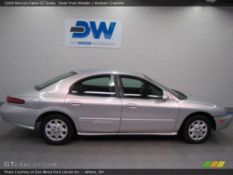 Silver Frost Metallic / Medium Graphite 1999 Mercury Sable GS Sedan