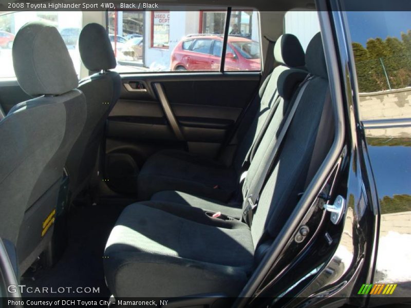 Black / Black 2008 Toyota Highlander Sport 4WD