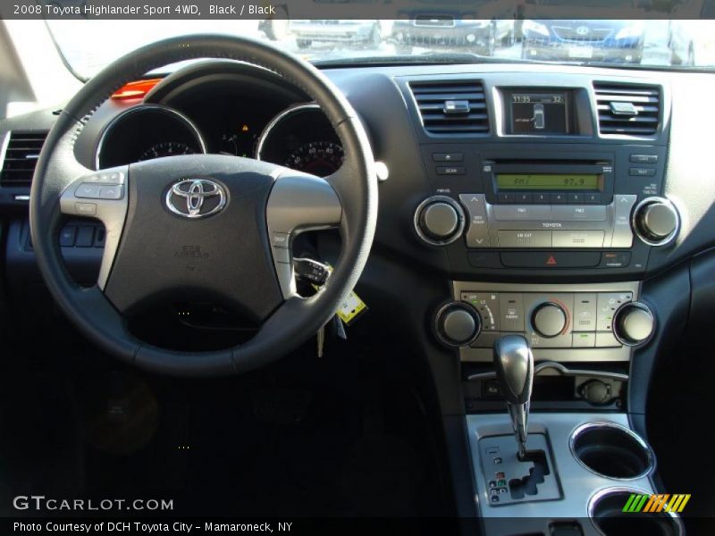 Black / Black 2008 Toyota Highlander Sport 4WD