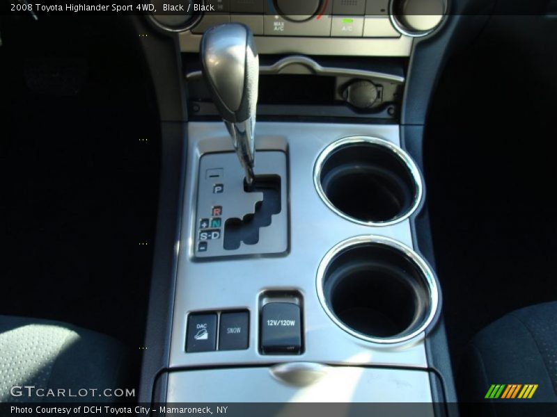 Black / Black 2008 Toyota Highlander Sport 4WD