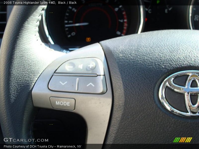 Black / Black 2008 Toyota Highlander Sport 4WD