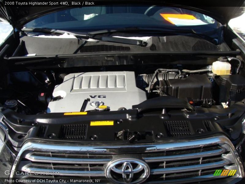 Black / Black 2008 Toyota Highlander Sport 4WD