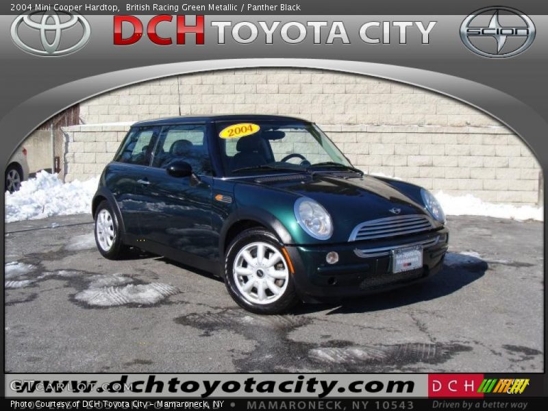 British Racing Green Metallic / Panther Black 2004 Mini Cooper Hardtop