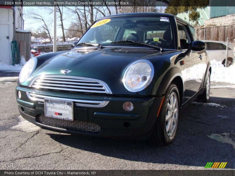 British Racing Green Metallic / Panther Black 2004 Mini Cooper Hardtop