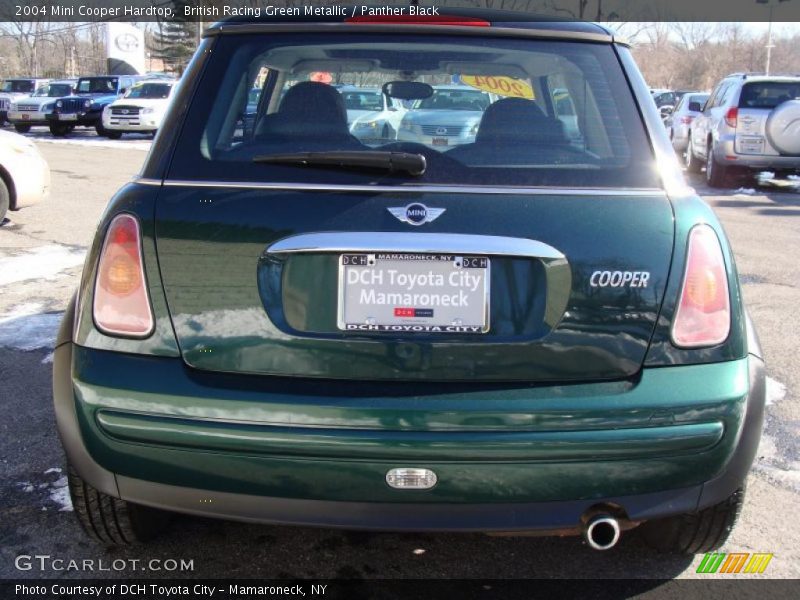 British Racing Green Metallic / Panther Black 2004 Mini Cooper Hardtop