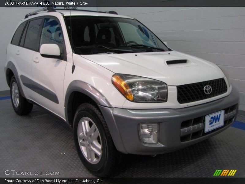Natural White / Gray 2003 Toyota RAV4 4WD