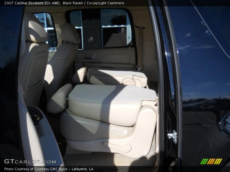 Black Raven / Cocoa/Light Cashmere 2007 Cadillac Escalade ESV AWD
