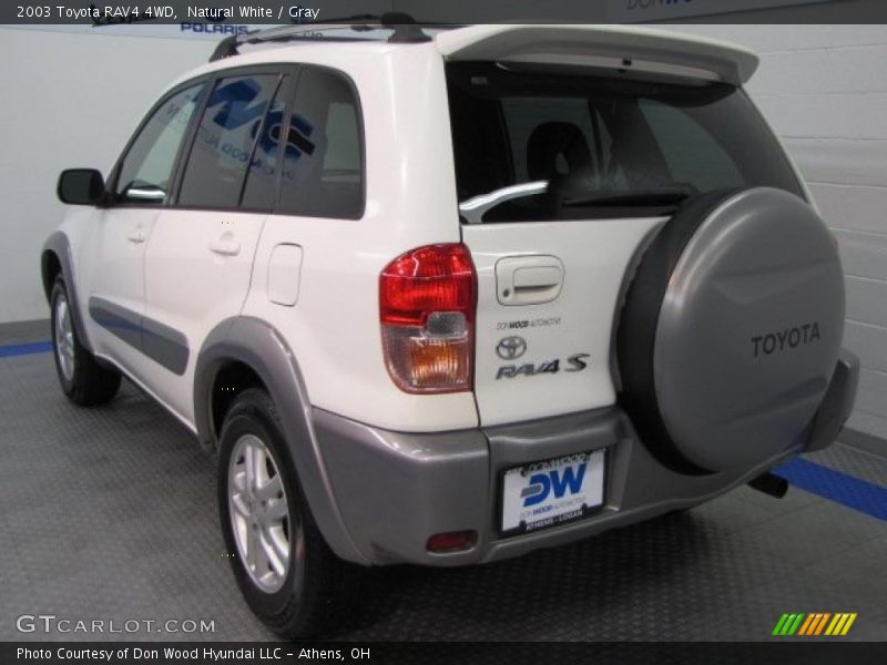 Natural White / Gray 2003 Toyota RAV4 4WD