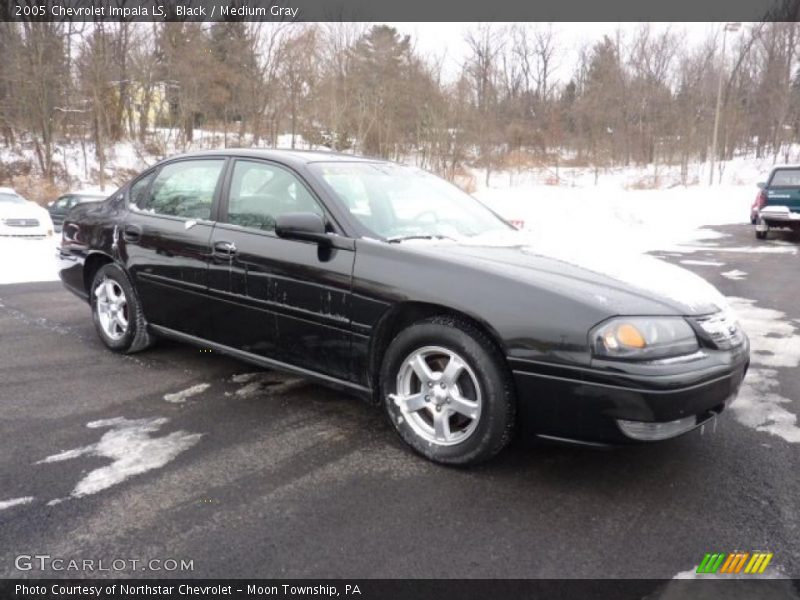 Black / Medium Gray 2005 Chevrolet Impala LS