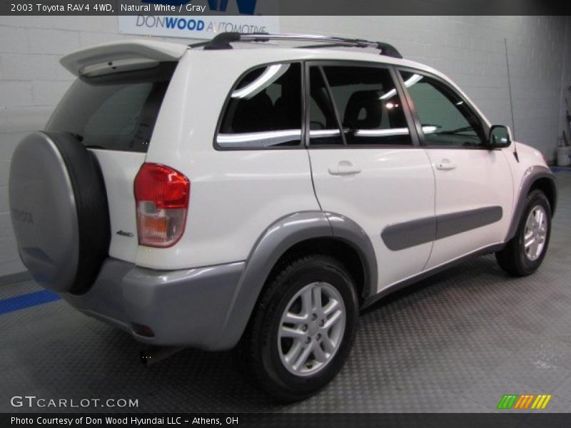 Natural White / Gray 2003 Toyota RAV4 4WD