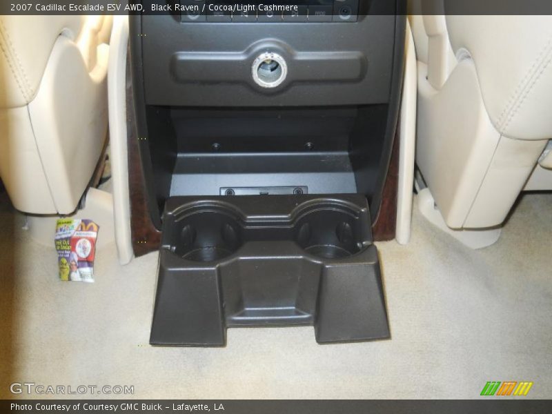 Black Raven / Cocoa/Light Cashmere 2007 Cadillac Escalade ESV AWD