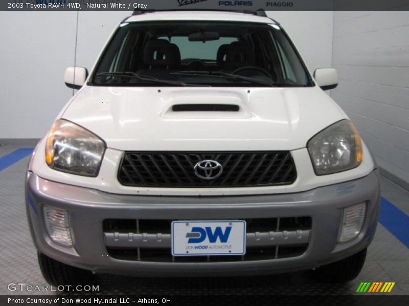 Natural White / Gray 2003 Toyota RAV4 4WD