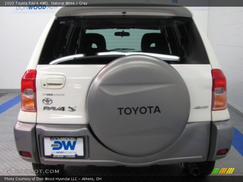 Natural White / Gray 2003 Toyota RAV4 4WD
