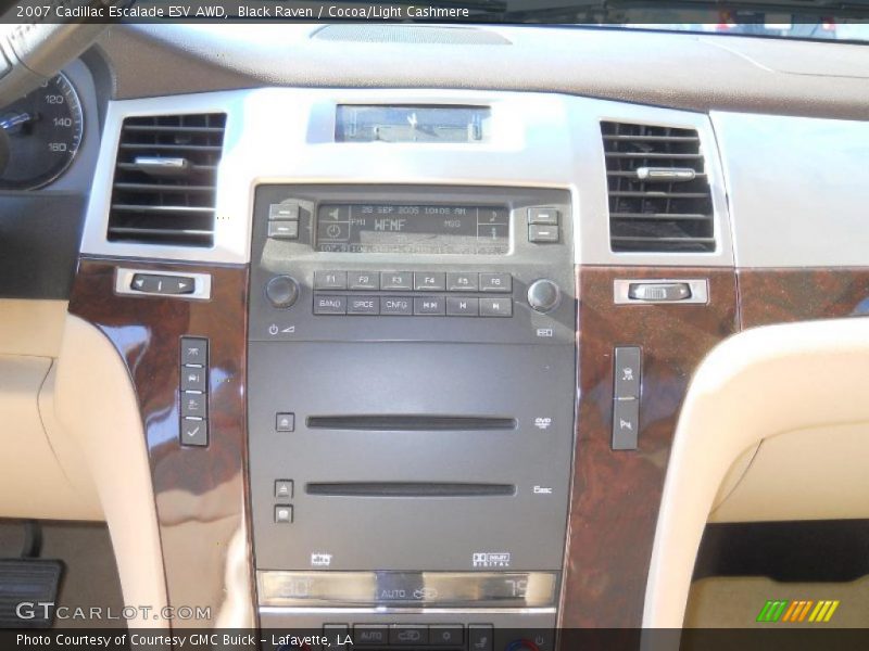 Black Raven / Cocoa/Light Cashmere 2007 Cadillac Escalade ESV AWD