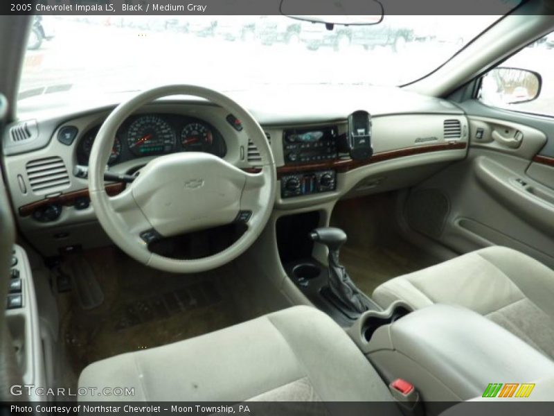 Black / Medium Gray 2005 Chevrolet Impala LS