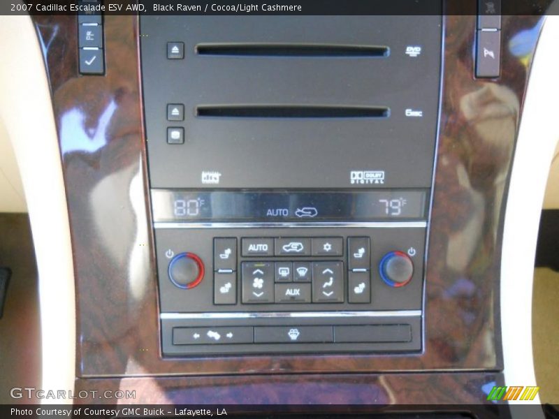 Black Raven / Cocoa/Light Cashmere 2007 Cadillac Escalade ESV AWD