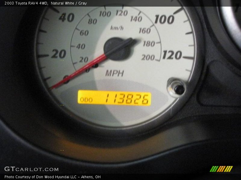 Natural White / Gray 2003 Toyota RAV4 4WD