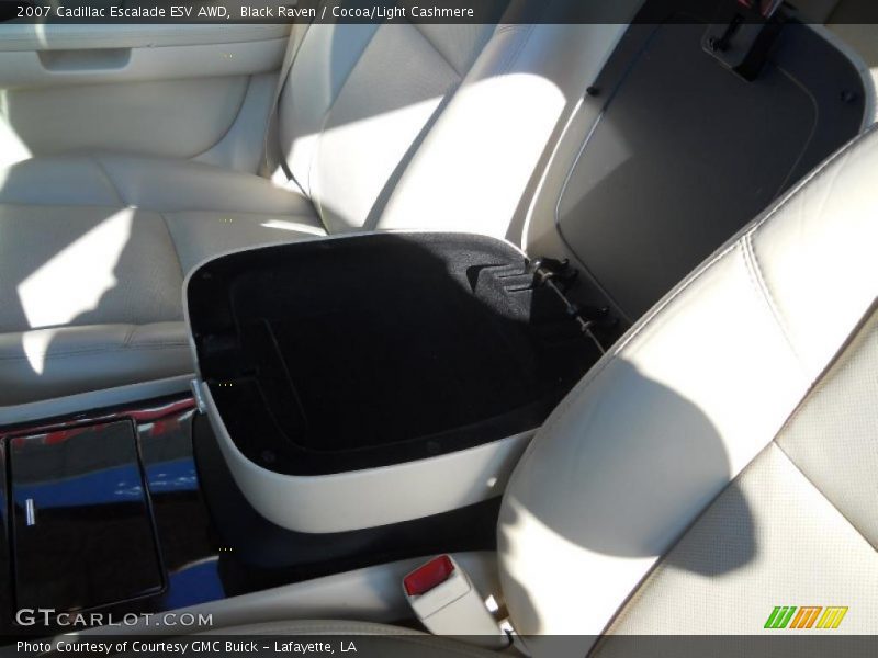 Black Raven / Cocoa/Light Cashmere 2007 Cadillac Escalade ESV AWD