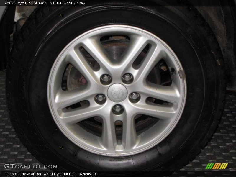 Natural White / Gray 2003 Toyota RAV4 4WD