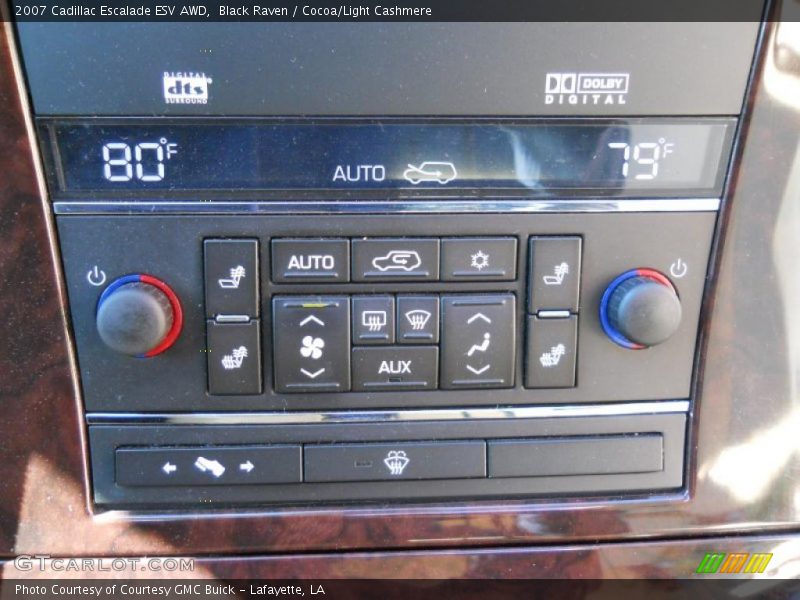 Black Raven / Cocoa/Light Cashmere 2007 Cadillac Escalade ESV AWD