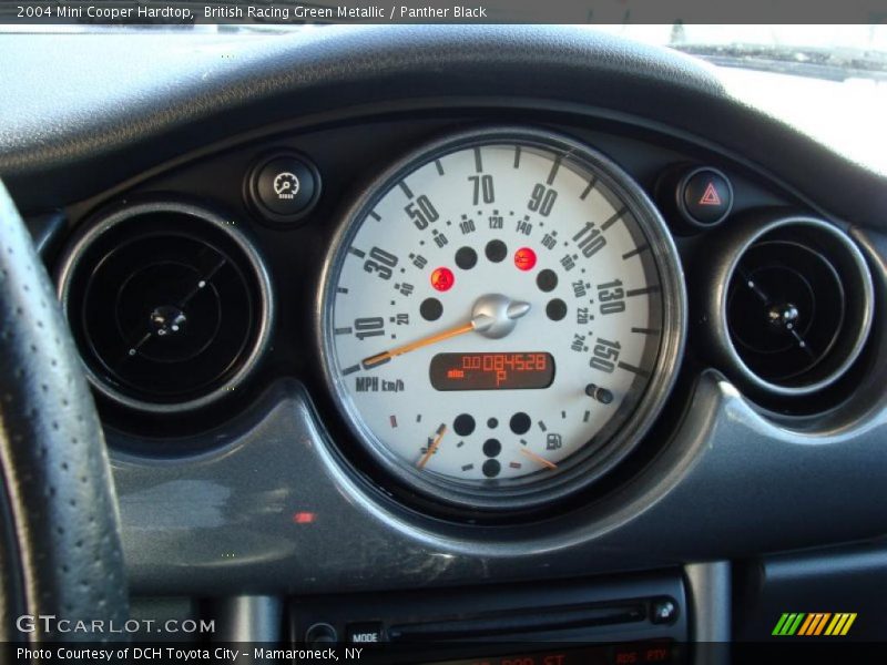 British Racing Green Metallic / Panther Black 2004 Mini Cooper Hardtop