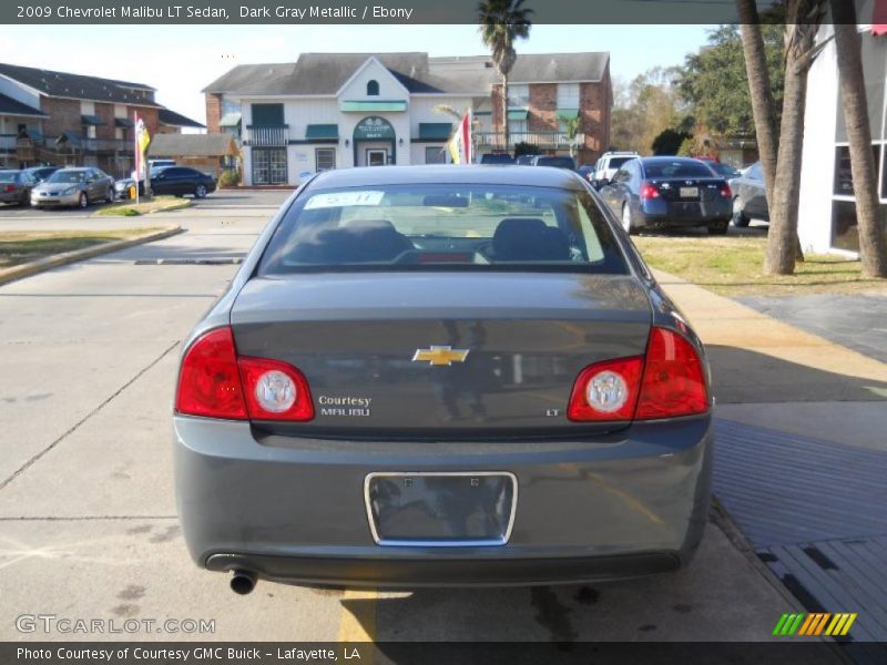 Dark Gray Metallic / Ebony 2009 Chevrolet Malibu LT Sedan