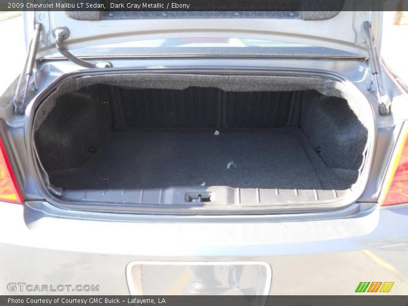 Dark Gray Metallic / Ebony 2009 Chevrolet Malibu LT Sedan