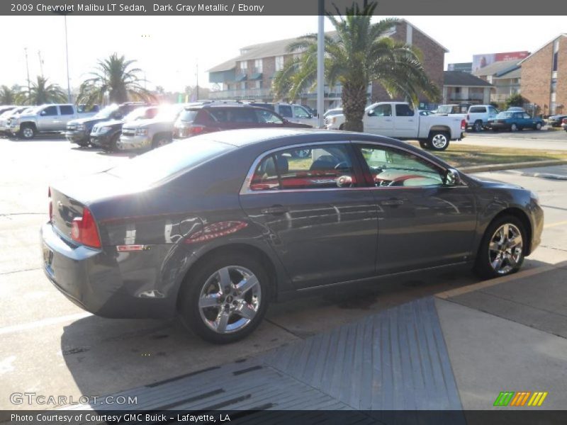 Dark Gray Metallic / Ebony 2009 Chevrolet Malibu LT Sedan