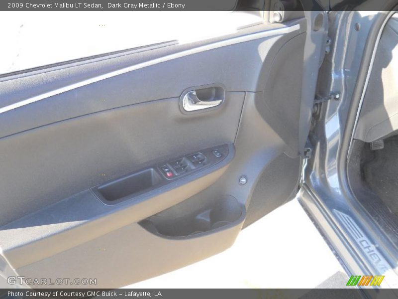Dark Gray Metallic / Ebony 2009 Chevrolet Malibu LT Sedan