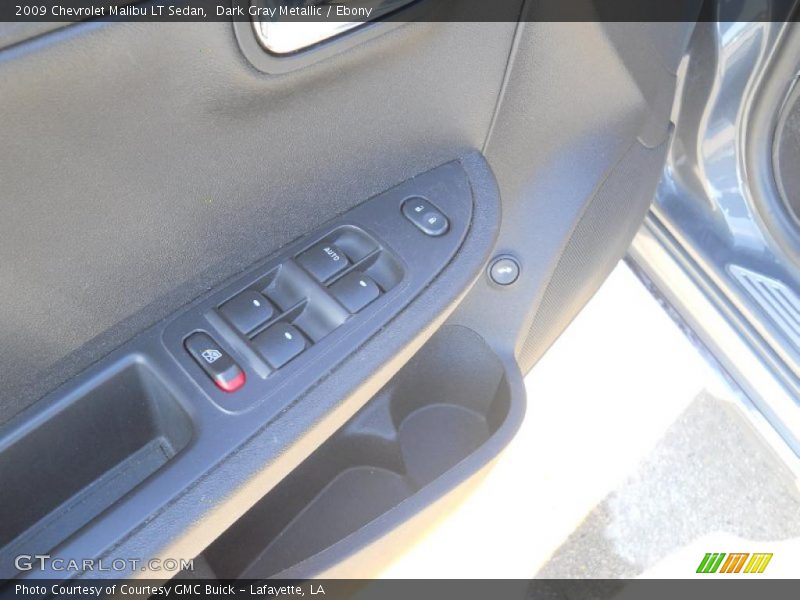 Dark Gray Metallic / Ebony 2009 Chevrolet Malibu LT Sedan