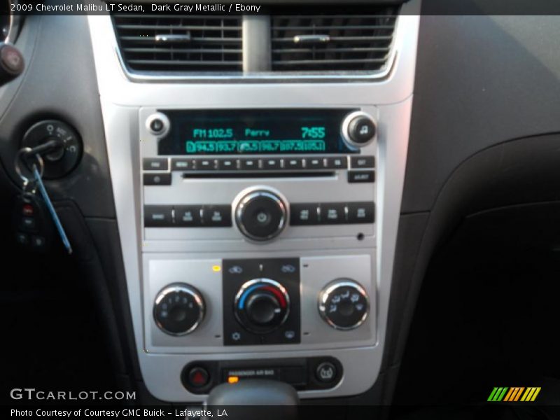 Dark Gray Metallic / Ebony 2009 Chevrolet Malibu LT Sedan